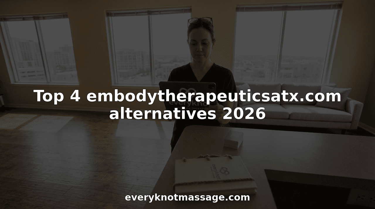 Top 4 embodytherapeuticsatx.com alternatives 2026